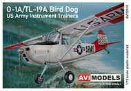  AVI Models  1/72 Cessna O-1A/TL-19A Bird Dog 'US Army Instrument Trainers' AVI72018