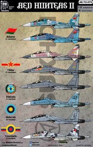 Red Hunters Sukhoi Su-27, Su-30 & J-16D from Belarus, China, Ethiopia, Malaysia and Venezuela #AZD48075