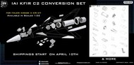 Conversion kit for IAI Kfir C2 #AZR32-025