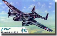  Azur  1/72 Hanriot H-232 French WW II Bomber Trainer AZU0011