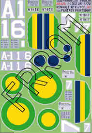 Brazil Potez 25 T.O.E or Renault 12 Kd (A7 size) FR0X18