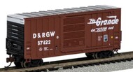  Bachmann  N Hi-Cube Boxcar Rio Grande #67422 (Brown) BAC18253