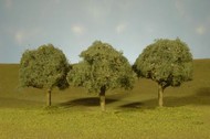  Bachmann  NoScale Scenescape 3"-3-1/2" Oak Trees (3/pk) BAC32013