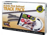  Bachmann  N Your 1st Railroad E-Z Track Pack 4.67'x28" Layout w/DVD BAC44896