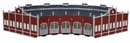 HO Five-Bay Roundhouse w/Nickel Silver Track #BAC45020
