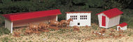  Bachmann  HO Farm Buildings & Animals Kit BAC45152