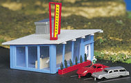 Drive-In Hamburger Stand Built-Up #BAC45709