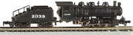  Bachmann  N USRA 0-6-0 Switcher Steam Locomotive & Tender ATSF #2039 BAC50566