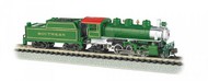 Prairie 2-6-2 Steam Locomotive & Tender Southern (Green) #BAC51572