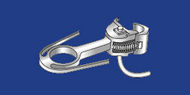 Center Shank-Medium E-Z Mate Mark II Magnetic Knuckle Couplers w/Metal Coil Spring (25pr) #BAC78125