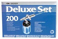  Badger  NoScale Deluxe Airbrush Set Badger 200 Med. Head BAD2003