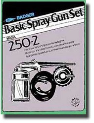  Badger  NoScale Spray Gun Set (Blister Card) BAD2502