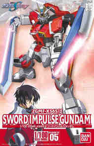 Bandai  1/100 NG  SEED Destiny #5 Sword Impulse Gundam "Gundam SEED Destiny" BAN1132131