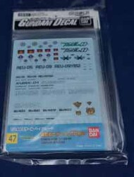  Bandai  NoScale Gd-47 Gundam Oo Decals BAN153713