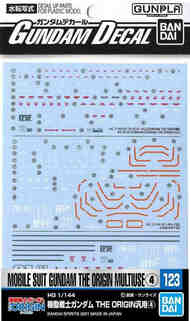 -#125  Age Multiuse Decal Mobile Suit Gundam #BAN2578994