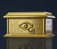 Millennium Puzzle Gold Sarcophagus Storage Box Model Kit #BAN2612108