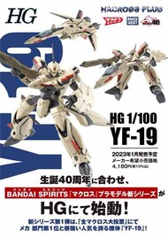  Bandai  1/100 HG YF-19  Macross Bandai Kit BAN2665574