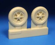 Bf.109E BF.109F Main Wheels with Ribbed Tires #BARBR32436