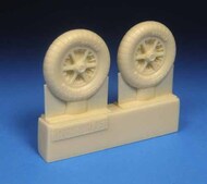 Bf.109E Bf.109F Main Wheels with Ribbed Tires #BARBR48437
