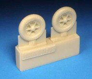  BarracudaCast  1/32 Bf.109E Bf.109F Main Wheels with Ribbed Tires BARBR72438