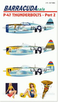  Barracuda Studio  1/72 P-47 Thunderbolts Part 2: 'Angie' & Little An OUT OF STOCK IN US, HIGHER PRICED SOURCED IN EUROPE BARBC72002