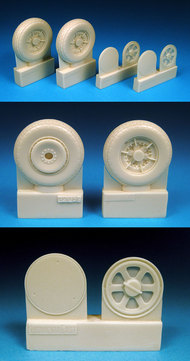  BarracudaCast  1/32 P-47D Diamond Tread Mainwheels OUT OF STOCK IN US, HIGHER PRICED SOURCED IN EUROPE BARBR32060