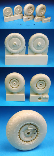 BarracudaCast  1/32 Me.262 Main, Ribbed Hub Nosewheels OUT OF STOCK IN US, HIGHER PRICED SOURCED IN EUROPE BARBR32066