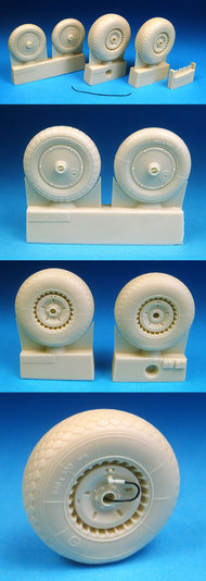  BarracudaCast  1/32 Me.262 Main, Plain Hub Nosewheels OUT OF STOCK IN US, HIGHER PRICED SOURCED IN EUROPE BARBR32067