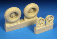  BarracudaCast  1/32 P-51 Mustang Diamond Tread Mainwheels OUT OF STOCK IN US, HIGHER PRICED SOURCED IN EUROPE BARBR32380