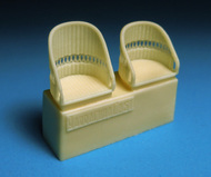  BarracudaCast  1/48 British WWI Wicker AGS Seats - No Be BARBR48260