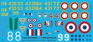 Berna Decals  1/32 Reprinted and modified:Bell P-39 'Limousin', 'Travail' & 'Auvergne' (3 schemes) & Curtiss P-40 'Lafayette' (2 schemes) in French service BER32034N