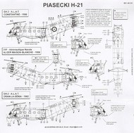  Berna Decals  1/48 Piasecki H-21 France (3) BER48055