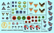 Badges for French Sepecat Jaguar A & E Part 1 #BER48103