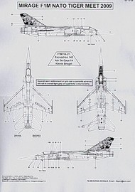  Berna Decals  1/72 Dassault Mirage F.1M (1) BER72028