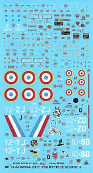 Dassault Super Mystere B2 Part 3 #BER72054M