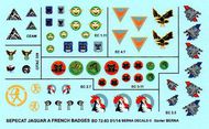  Berna Decals  1/72 Badges for French Sepecat Jaguar A & E Part 1 BER72083