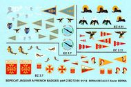  Berna Decals  1/72 Badges for French Sepecat Jaguar A & E Part 2 BER72084