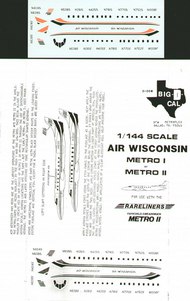  Big-D-Cal  1/144 Metro I/Metro II Air Wisconsin BDCD006