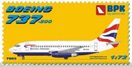 Boeing 737-200 British Airways #BPK72003