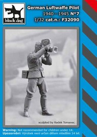  Blackdog  1/32 German Luftwaffe pilot  No.7 1940-45 WWII OUT OF STOCK IN US, HIGHER PRICED SOURCED IN EUROPE BDF32090