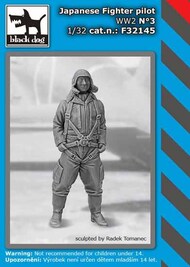 Blackdog  1/32 Japanese fighter pilot WWII No.3 OUT OF STOCK IN US, HIGHER PRICED SOURCED IN EUROPE BDF32145
