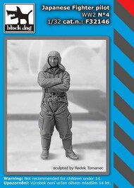  Blackdog  1/32 Japanese fighter pilot WWII No.4 OUT OF STOCK IN US, HIGHER PRICED SOURCED IN EUROPE BDF32146