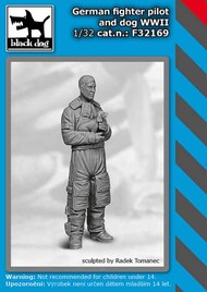  Blackdog  1/32 German fighter pilot and dog WWII - Pre-Order Item BDF32169