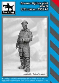  Blackdog  1/32 German fighter pilot WWII BDF32170