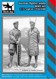  Blackdog  1/32 German fighter pilots WWI set of two - Pre-Order Item BDF32190