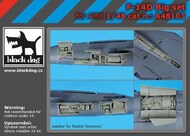  Blackdog  1/48 Grumman F-14D Tomcat big set OUT OF STOCK IN US, HIGHER PRICED SOURCED IN EUROPE BDOA48103