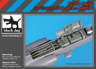  Blackdog  1/48 Lockheed F-104 Starfighter spine OUT OF STOCK IN US, HIGHER PRICED SOURCED IN EUROPE BDOA48104