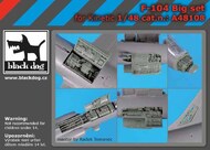  Blackdog  1/48 Lockheed F-104 Starfighter Big-set OUT OF STOCK IN US, HIGHER PRICED SOURCED IN EUROPE BDOA48108