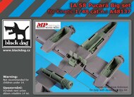  Blackdog  1/48 F.M.A. IA-58A Pucara BIG set OUT OF STOCK IN US, HIGHER PRICED SOURCED IN EUROPE BDOA48137