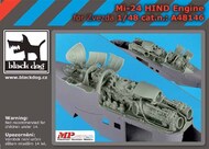  Blackdog  1/48 Mil Mi-24V/VP Mi-24P Hind  engine OUT OF STOCK IN US, HIGHER PRICED SOURCED IN EUROPE BDOA48146